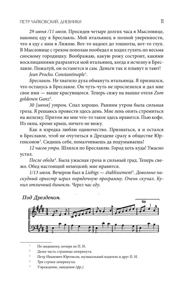 Петр Чайковский. Дневники. Николай Кашкин. Воспоминания о П.И. Чайковском